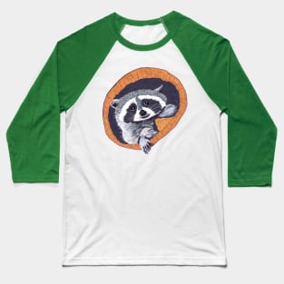 Peekaboo Raccoons Collection #1 Baseball T-Shirt